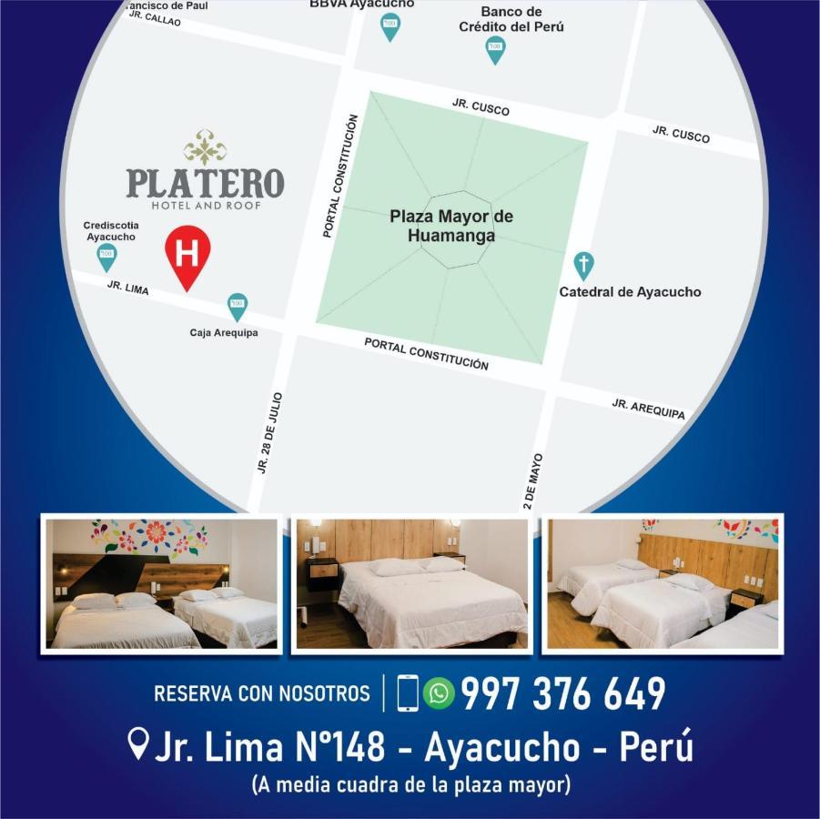 Platero Hotel Аякучо Экстерьер фото
